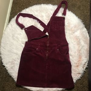 Burgundy Women’s Overalls